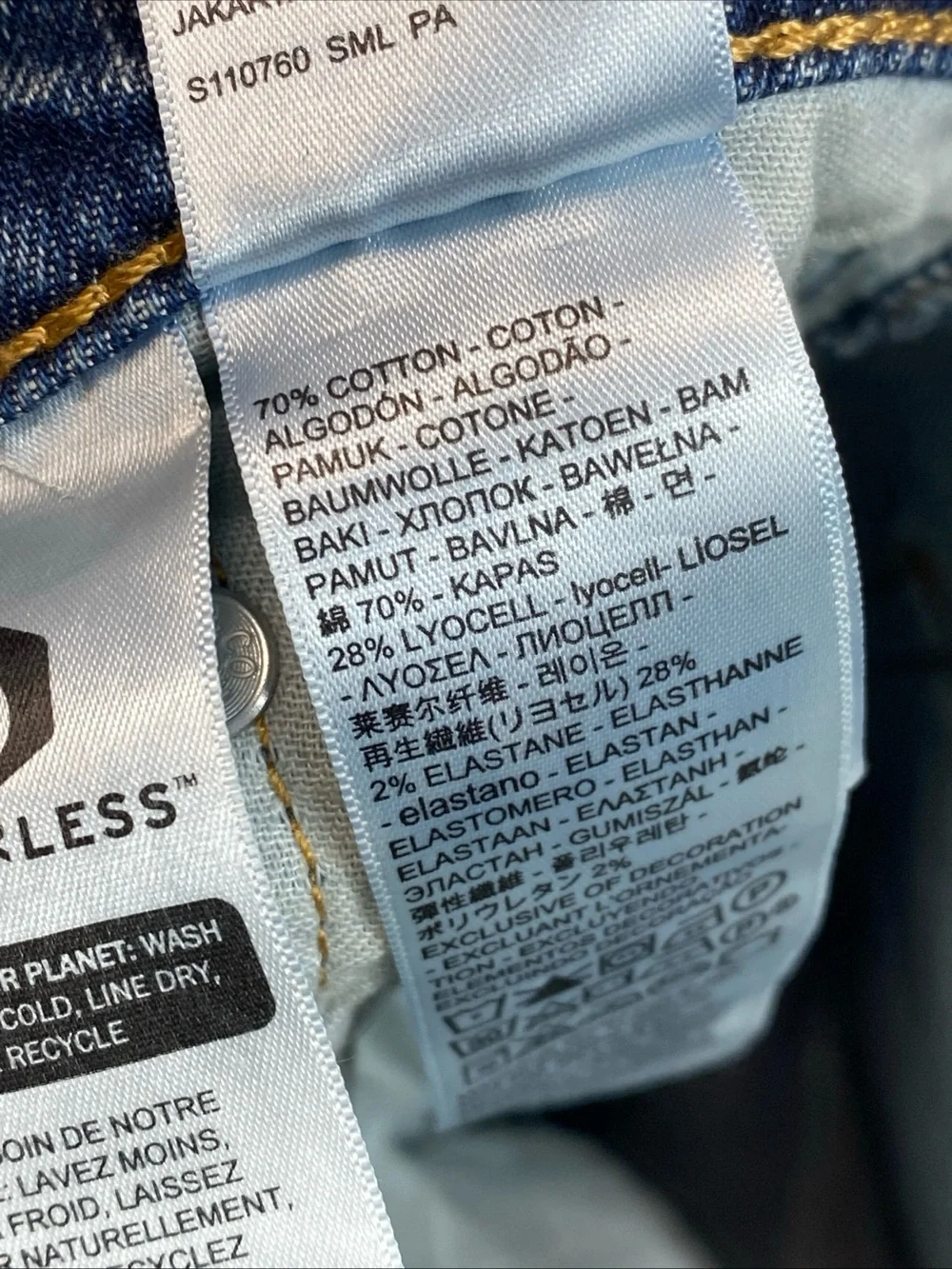 Levi's Men's 514 Straight Flex Jeans 32x32 Fade Blue Reg Fit Sits Low On Waist